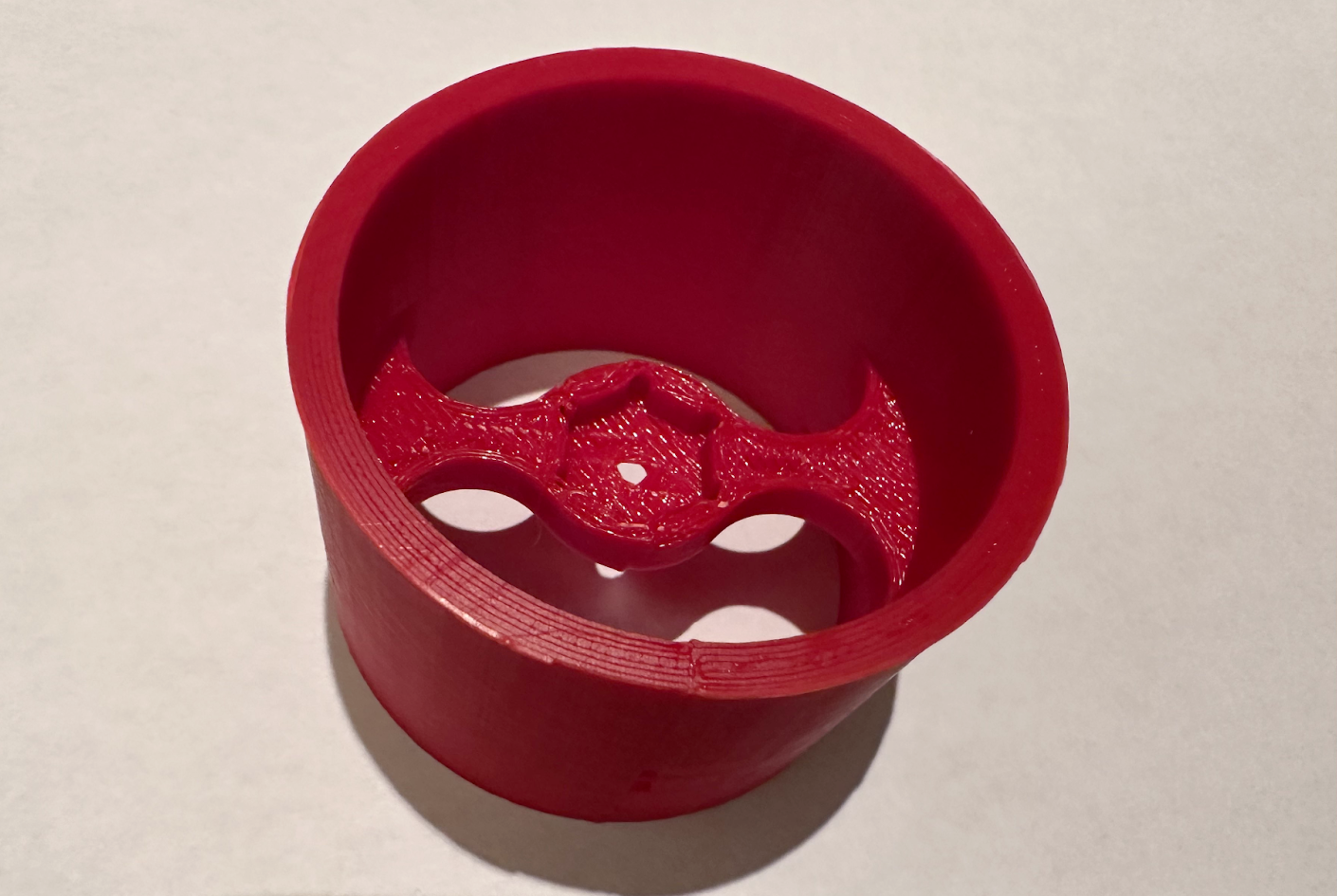 3D-printed wheel used for early testing purposes